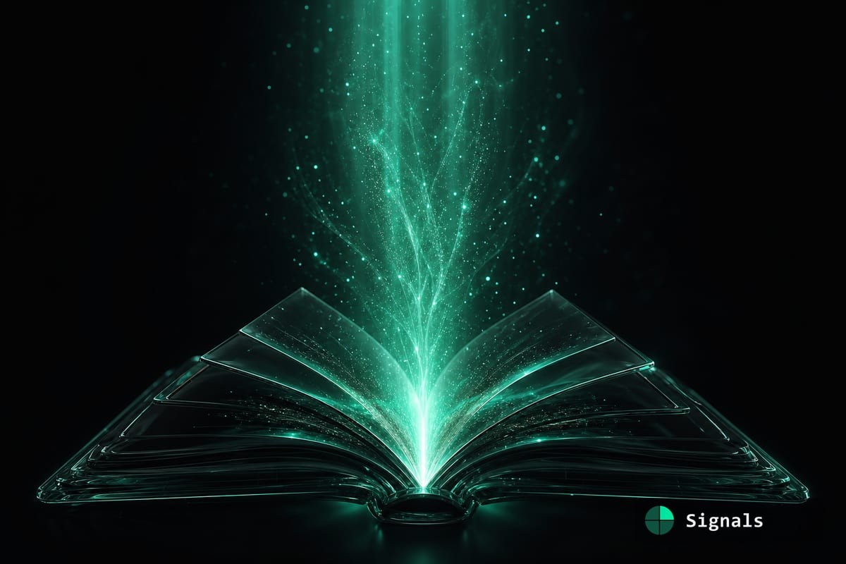 The word Mythos crossed out above Fable 5 in mint green